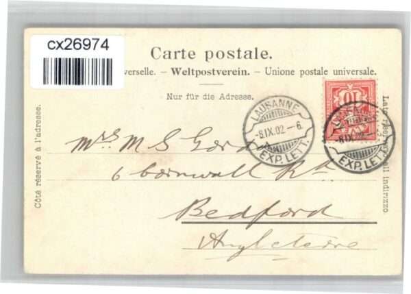 Lausanne VD Lausanne Chemin de fer Zug – Bild 2