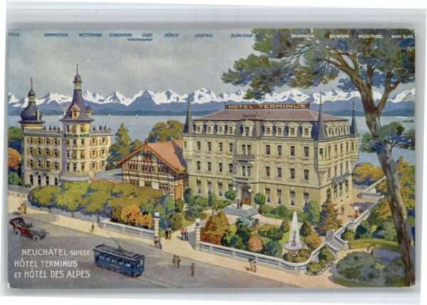 Neuchatel NE Neuchatel Hotel Terminus Hotel des Alpe