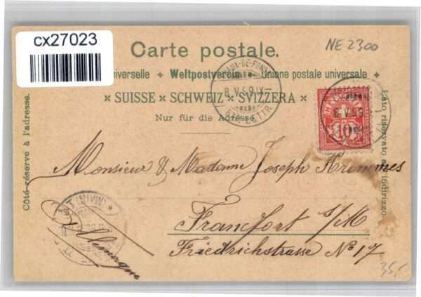 La Chaux-de-Fonds Temple Nationale Ecole Rue Leopold Robe – Bild 2