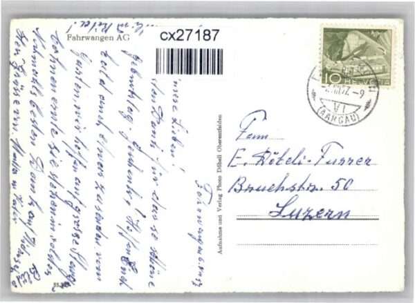 Fahrwangen Fliegeraufnahme – Bild 2
