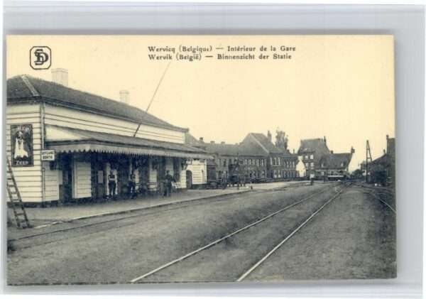 Wervik Interieur de la Gare Binnenzicht der St