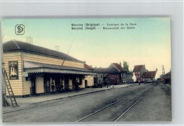 Wervik Interieur de la Gare Binnenzicht der St