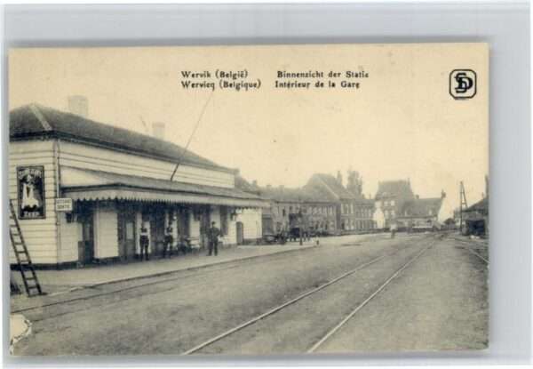 Wervik Interieur de la Gare Binnenzicht der St