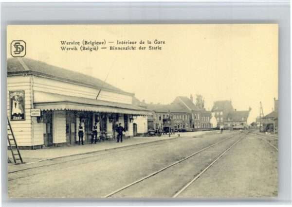 Wervik Interieur de la Gare Binnenzicht der St