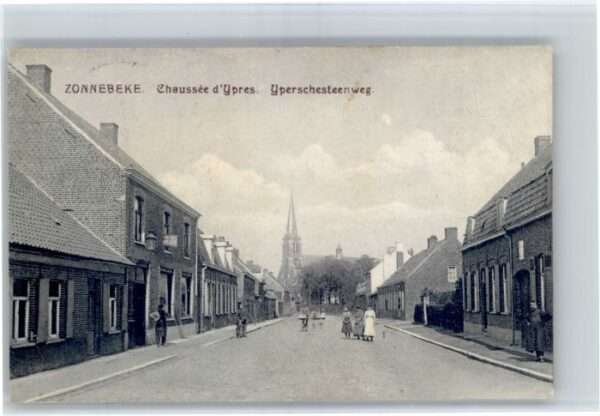 Zonnebeke Chaussee Ypres Yperschesteenweg