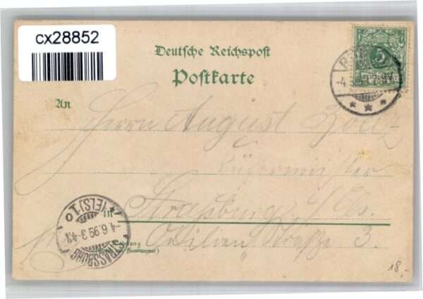 Bitsch Lothringen Bitsch Kasino Postamt Litho Kaserne – Bild 2