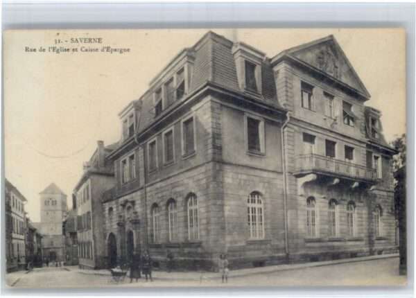 Saverne Rue Eglise Caisse Epargne
