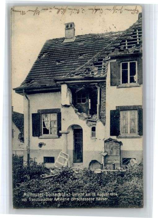 Dornach Elsass Mülhausen Zerstörung x