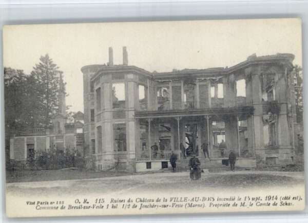 Ville-au-Bois Ruines Chateau