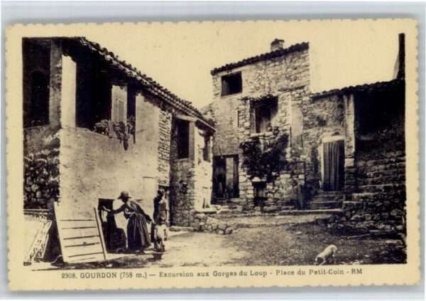 Gourdon 06 Alpes-Maritimes Gourdon Gorges Loup Place Petit-Coin