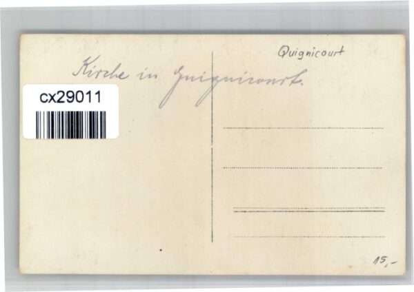 Guignicourt Aisne [handschriftlich] Kirche – Bild 2