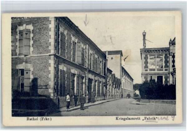 Rethel Ardennes Rethel Kriegslazarett Fabrik