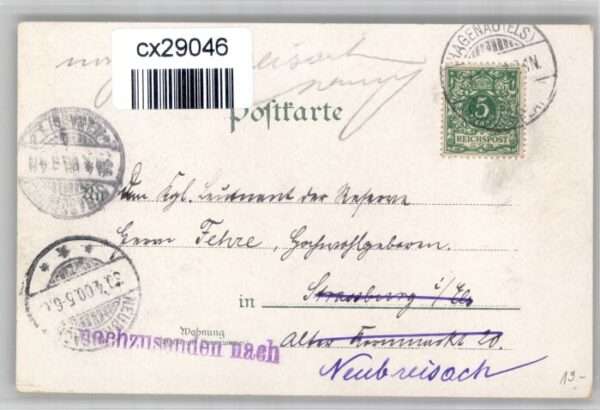 Hagenau Elsass Truppenübungsplatz Pavillon Wachtlokatl – Bild 2