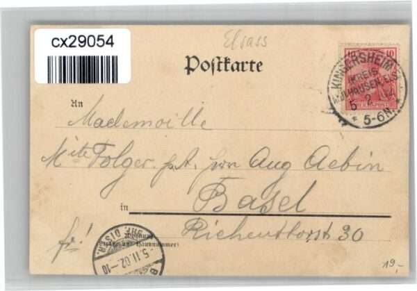 Illzach Blindenanstalt Dorfplatz Kirche – Bild 2