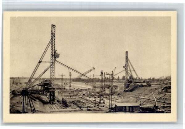 Kembs Chantiers Ecluse Bau Stauwehr