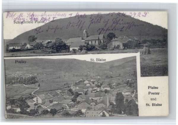 Saint-Blaise Plaine Poutay Schlachtfeld