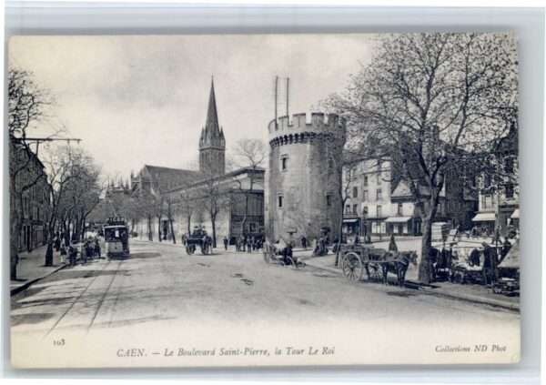 Caen Strassenbahn Boulevard Saint-Pierre Tou