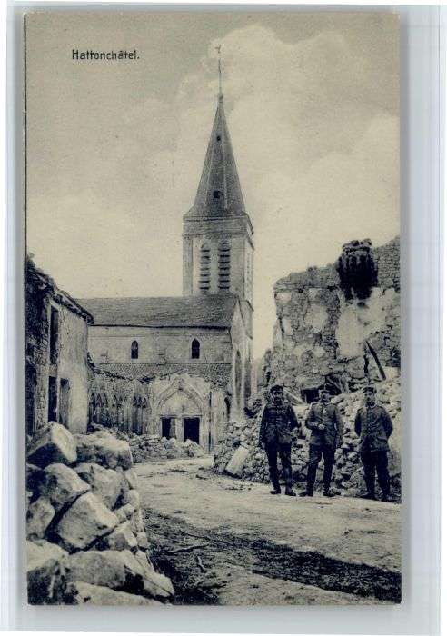 Hattonchatel Soldaten Zerstörung