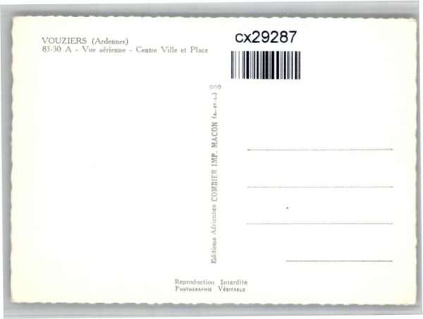 Vouziers Ardennes Fliegeraufnahme – Bild 2
