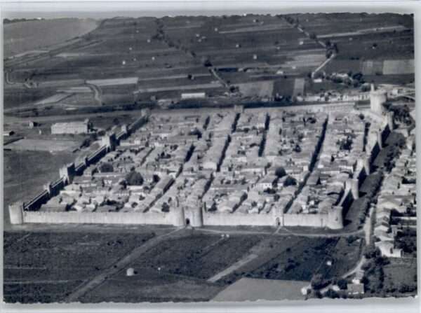 Aigues-Mortes Gard Fliegeraufnahme