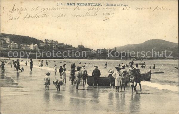 San Sebastian  Pais Vasco ES Escenas de Playa