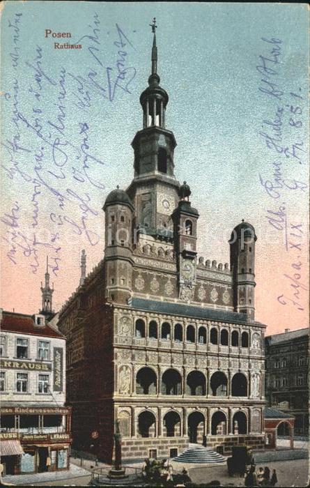 Posen Poznan Rathaus