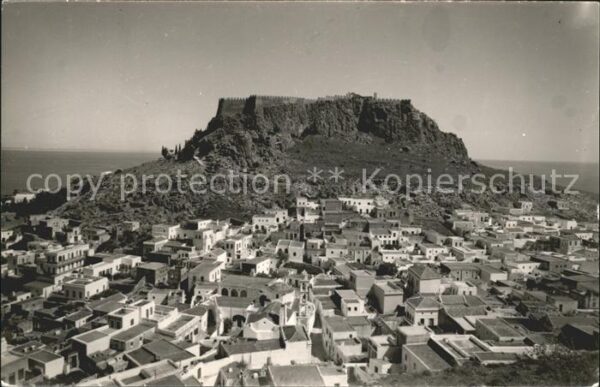 Rhodos Rhodes Aegaeis View of Lindos