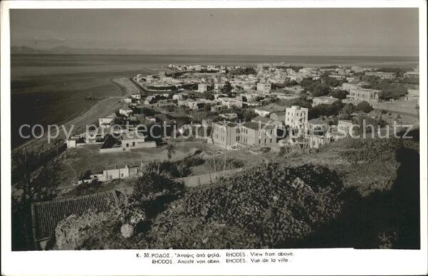 Rhodes Rhodos Greece View from adove