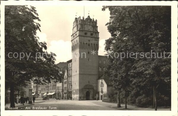 Neisse Oberschlesien Am Breslauer Turm