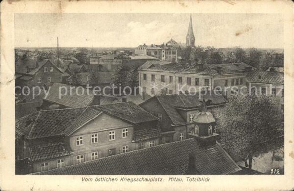 Mitau Vom östlichen Kriegsschuplatz