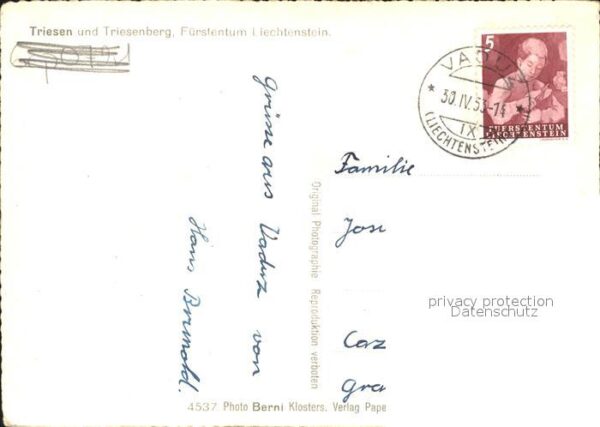 Triesen Triesenberg Fürstentum Liechtenstein – Bild 2