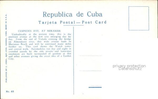 Habana Havana Avenida Cespedes Miramar – Bild 2