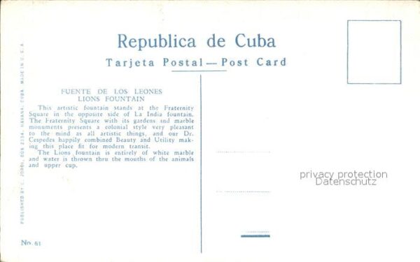 Habana Havana Fuente de los Leones – Bild 2