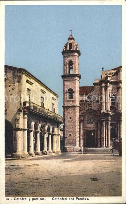 Habana Havana Catedral y porticos