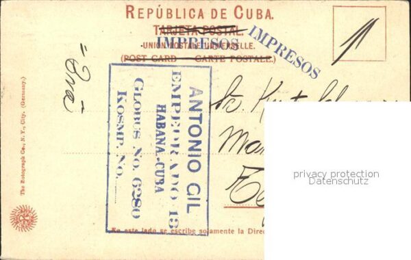 Santiago de Cuba Camino Montanoso Mountain Road Stempel – Bild 2
