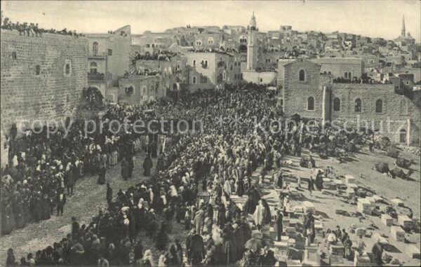 Bethlehem Yerushalayim Geburtsplatz am Weihnachtstage