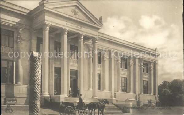 Constantinople Musee Imperiale Museum Pferdedroschke