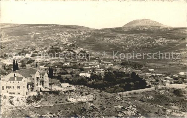Nazareth Israel Panorama mit Mount Tabor