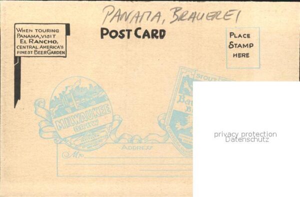 Panama City Panama El Rancho Brauerei Künstlerkarte – Bild 2