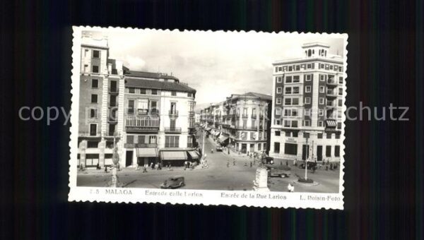 Malaga Andalucia Entrada Calle Larios