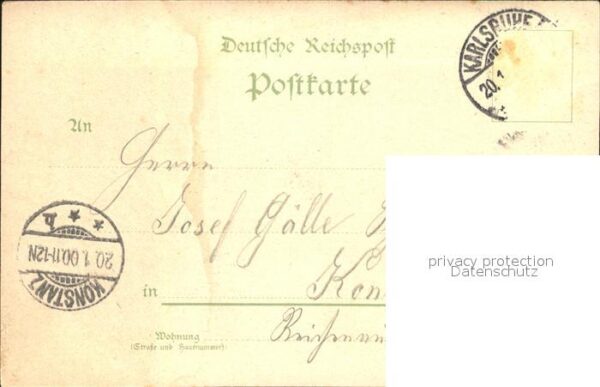 Adel Baden Friedrich I. Schlossturm Karlsruhe Lith – Bild 2