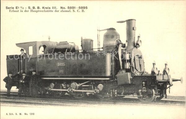 Lokomotive SBB Kreis III. No. 5895