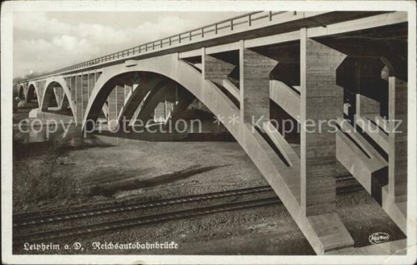 Autobahn Reichsautobahnbrücke Leipheim