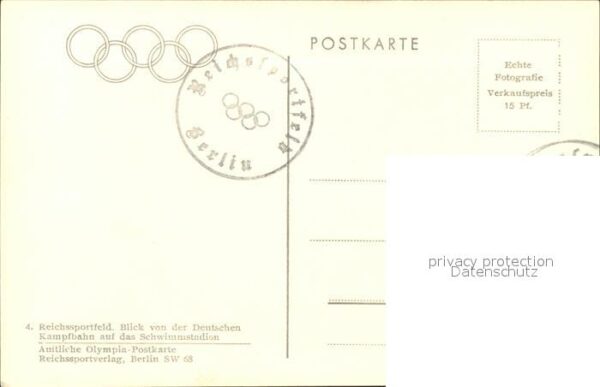 Olympia Reichssportfeld Schwimmstadion Berlin – Bild 2