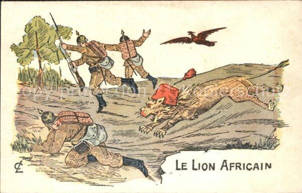Loewe Le Lion Africain Soldaten WK1