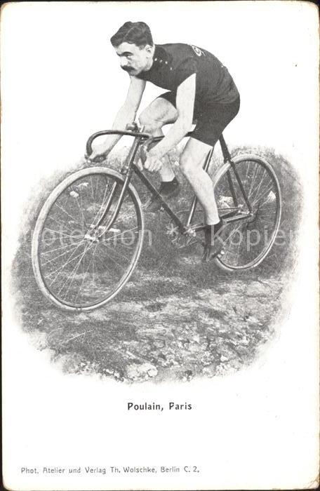Radsport Radrennfahrer Gabriel Poulain Fahrrad