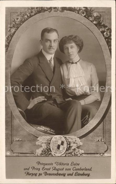Adel Preussen Prinzessin Viktoria Luise Prinz Ernst A