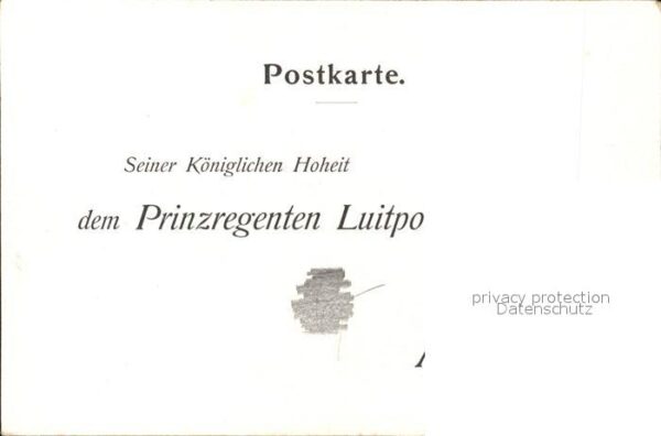 Adel Bayern Prinzregent Luitpold von Bayern Wittels – Bild 2