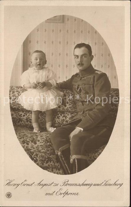 Adel Braunschweig Herzog Ernst August Erbprinz Kriegshilf
