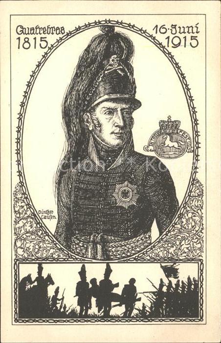 Adel Braunschweig Friedrich Wilhelm 100. Todestag Quatreb
